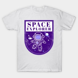 Space Explorer vintage style T-Shirt